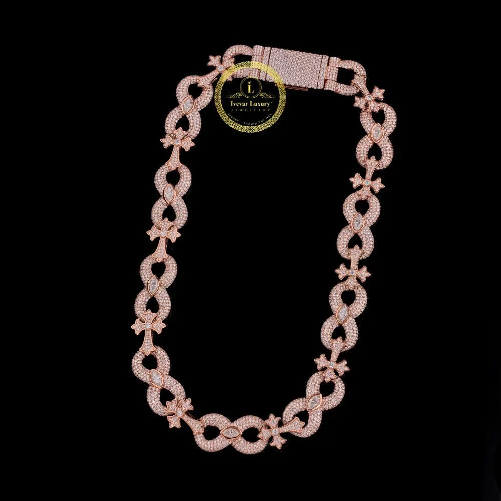 premium lab created diamond infinity necklace by ivevar