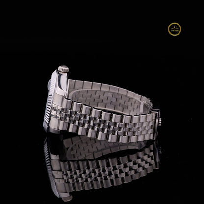 Luxury Red Dial Diamond Marker Automatic Watch - View 3