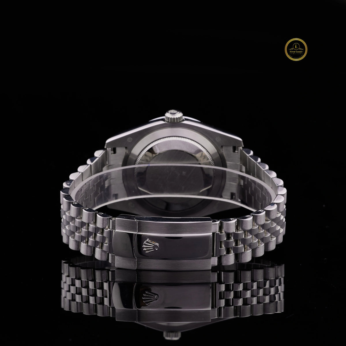 luxury red dial diamond marker automatic watch - view 4