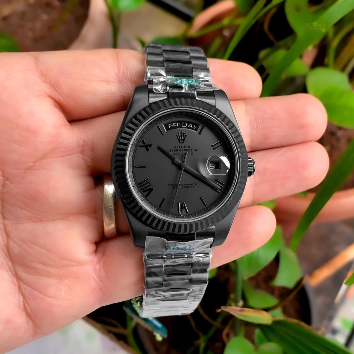black diamond-inspired watch duo – premium stainless steel statement timepieces - view 4