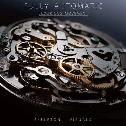 Emerald Green Skeleton Automatic Watch Premium Mechanical Statement Timepiece - View 3