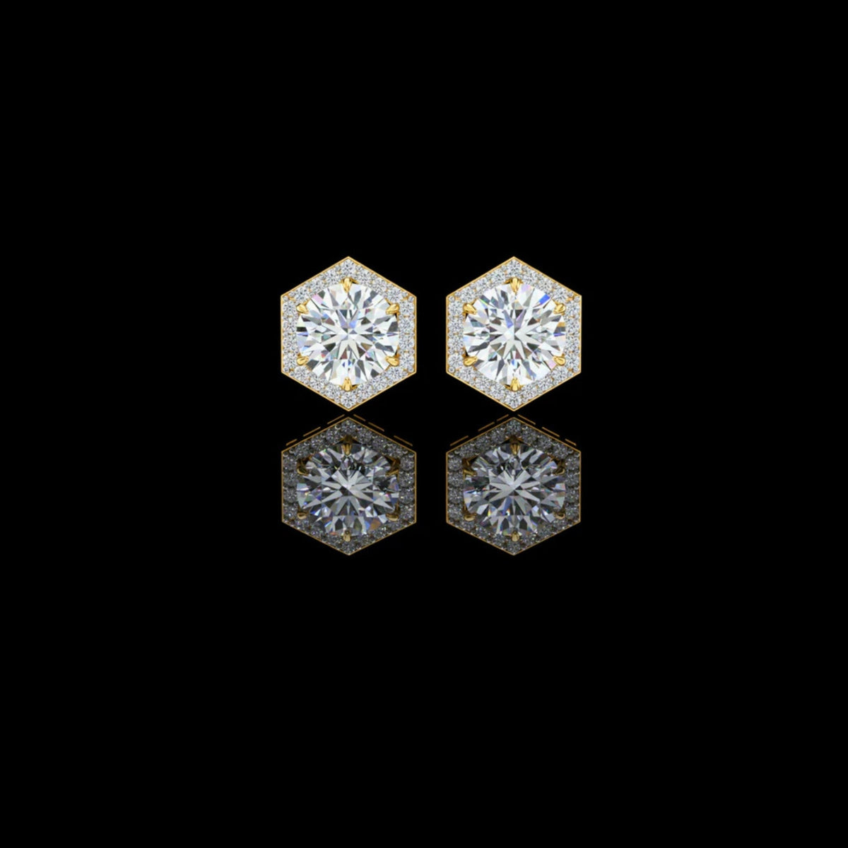 ethical luxury best lab grown round cut diamond earring for conscious girl