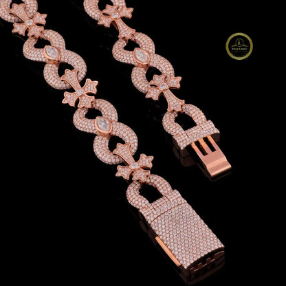 Premium Lab Created Diamond Infinity Necklace By Ivevar - View 4