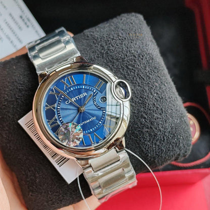 Sport Prestige Duo Executive Performance Watch Paired with Emerald Cut Diamond Solitaire Ring - View 5
