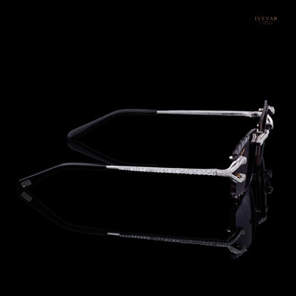 Royal Prestige Set – Blue Dial Luxury Watch And Crystal-Accent Sunglasses By Ivevar - View 10