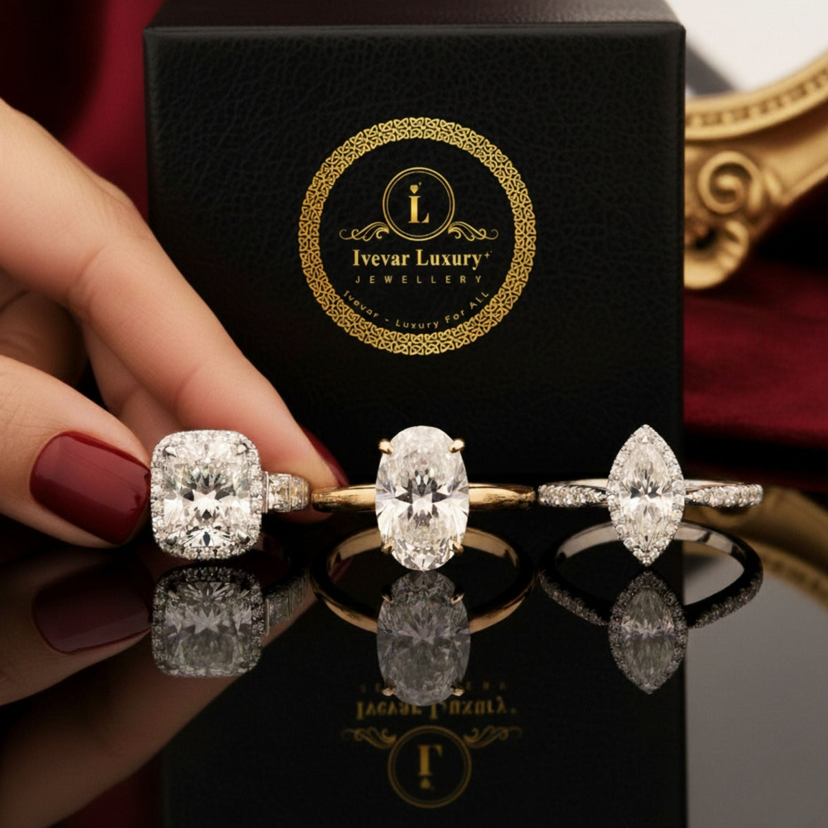 radiant cut moissanite diamond wrap solitaire ring - view 6