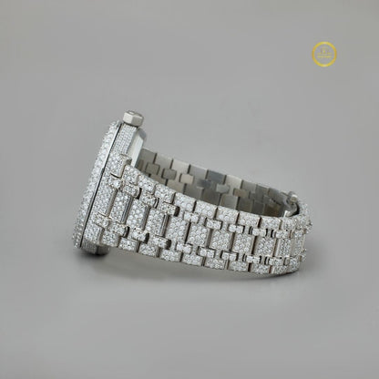 Full Iced Lab Diamond Watch Luxury Rapper Style by IVEVAR - View 3