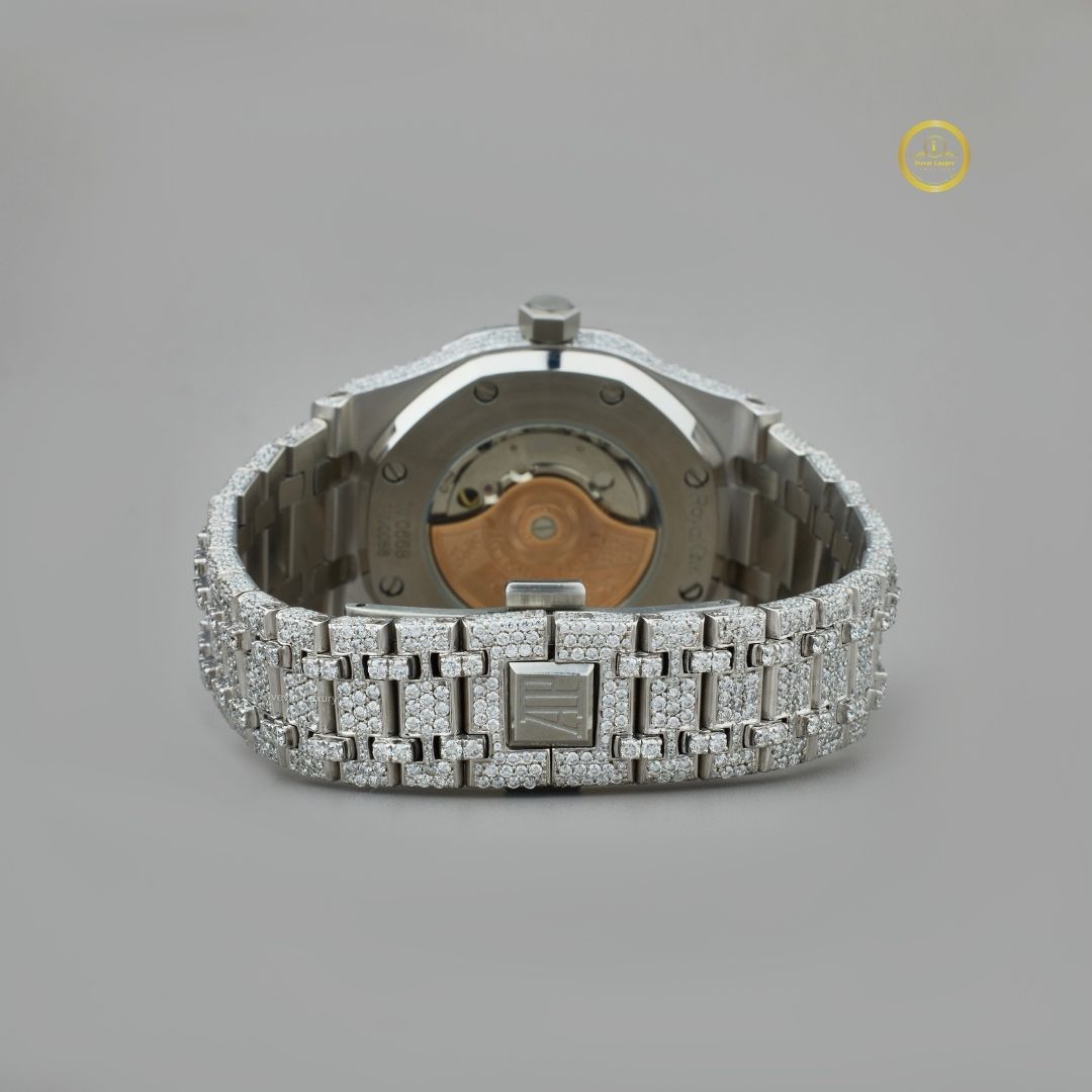 Full Iced Lab Diamond Watch Luxury Rapper Style by IVEVAR - View 4