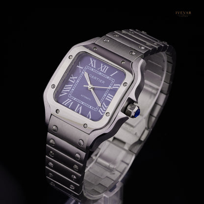 Royal Prestige Set – Blue Dial Luxury Watch And Crystal-Accent Sunglasses By Ivevar - View 3