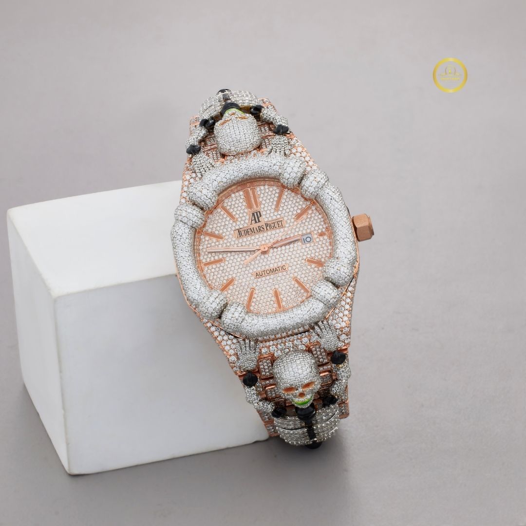 Sparkling Ivevar Lab Created Diamond Watch Iced & Luxurious - View 2
