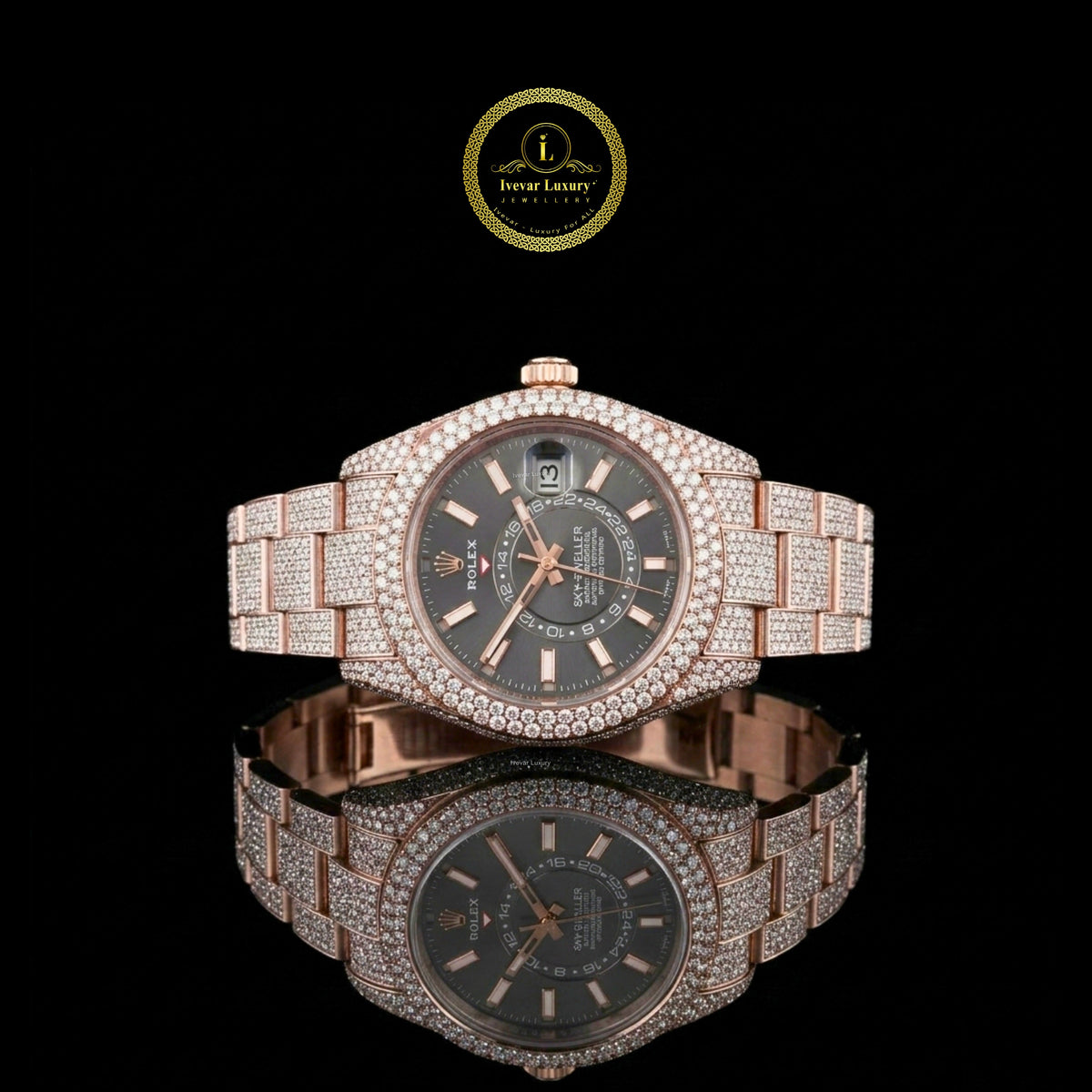 Imperial Round Lab-Grown Diamond Statement Watch By Ivevar