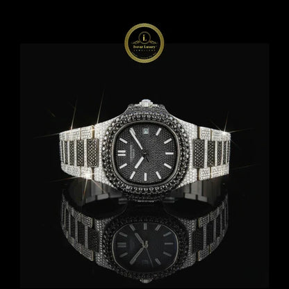 Black Diamond-Inspired Watch Duo – Premium Stainless Steel Statement Timepieces - View 5