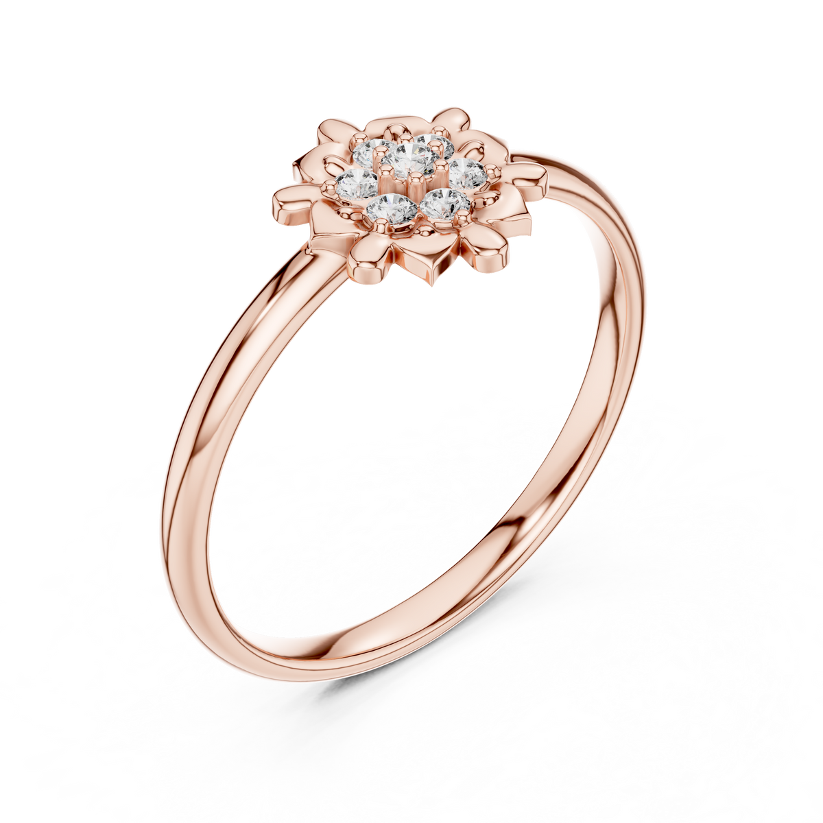 perfect round cut lab diamond ring for everlasting - view 3