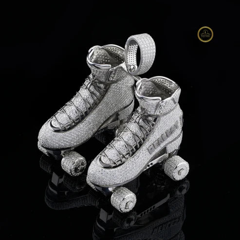custom skating design lab diamond pendant by ivevar luxury - view 2