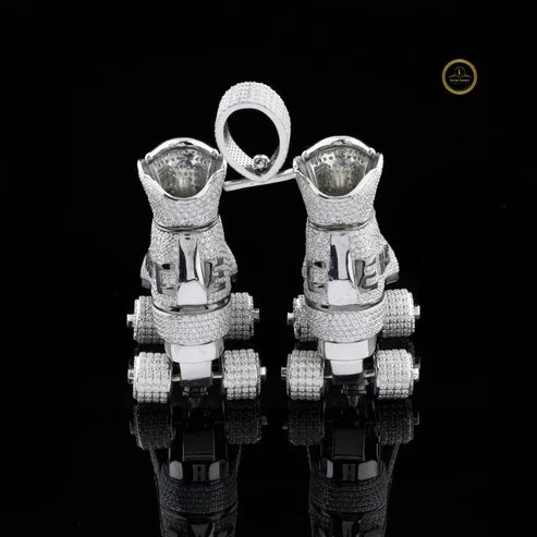 custom skating design lab diamond pendant by ivevar luxury - view 3