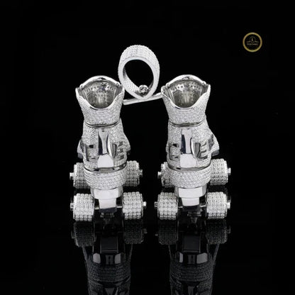 Custom Skating Design Lab Diamond Pendant by Ivevar Luxury - View 3