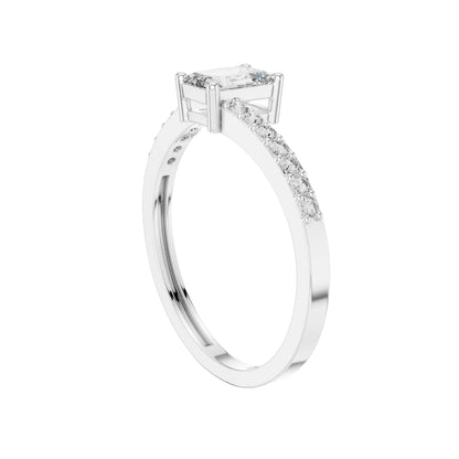 Blossom Round Cut Lab Diamond Ring - View 12