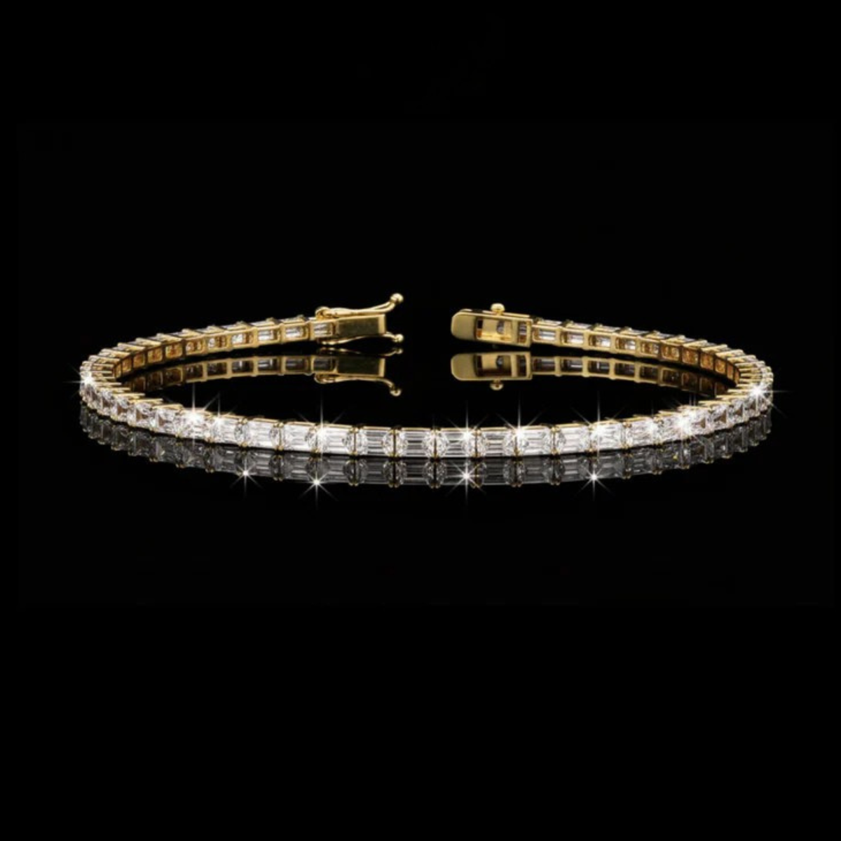 emerald lab diamond tennis bracelet a modern masterpiece of sparkle