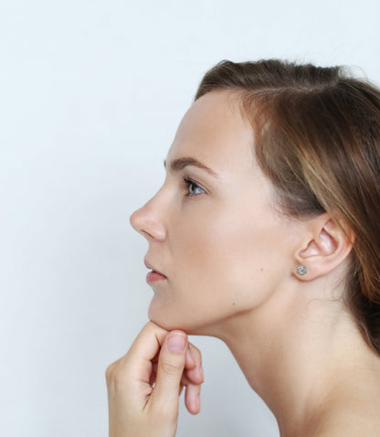 Ethical Luxury Best Lab Grown Round Cut Diamond Earring for Conscious Girl - View 11
