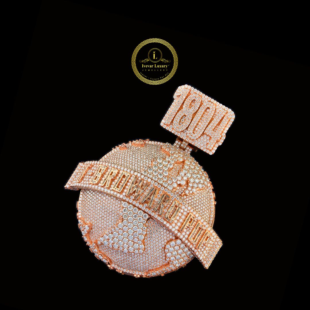 Custom Hexagon Pendant - GRA Certified Moissanite Jewelry Gift