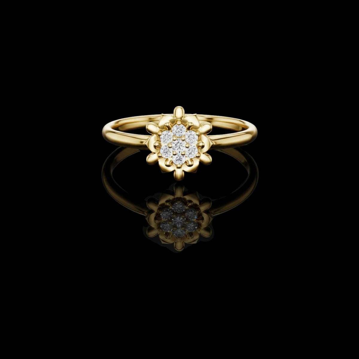 perfect round cut lab diamond ring for everlasting